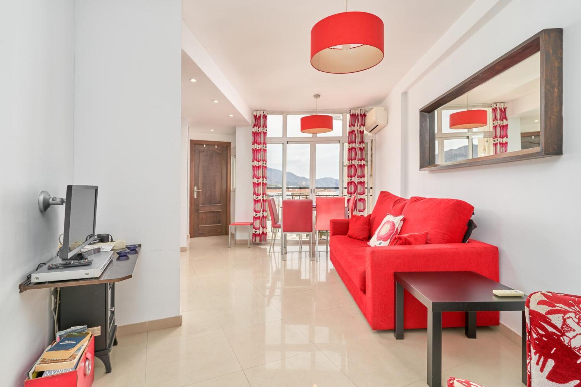 1 Bed Apartment With Sea View Nerja Bagian luar foto